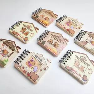 (별별창고) 카피바라 미니 수첩 스프링 미니수첩