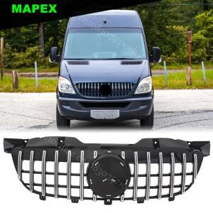 2006 2013 메르세데스 벤츠 호환용 W906 스프린터 프론트 GT 스타일 그릴 크롬