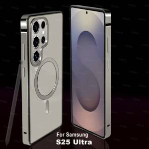 2025  삼성 호환 갤럭시 S25 울트라 마그네틱 케이스 풀 프로텍션 메탈 S25울트라