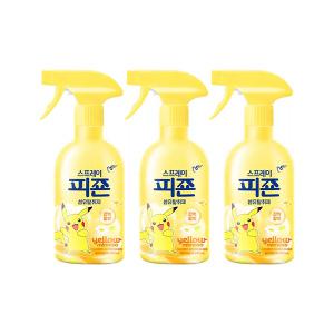 피죤 스프레이 섬유탈취제 옐로미모사 [포켓몬 에디션] 430ml, 3개