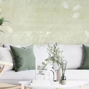 안전한 수용성 붙이는 단열벽지 10M 민들레 올리브 곰팡이방지