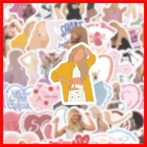 10/30/60pcs Sabrina 목수 가수 스티커 DIY 장식 앨범 스케이트 보드 자전거 기타 노트북 자동차 어린이 PV