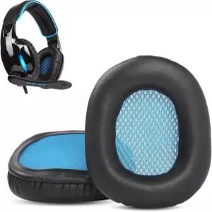 SA902/SA903/SA905 헤드셋과 호환되는 ACCOUTA 이어패드 쿠션 부드러운 단백질 가죽 및 메모리 폼으로 교체