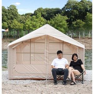 튼튼 에어텐트 6인용 거실형 쉘터 대형 텐트 원터치 에어