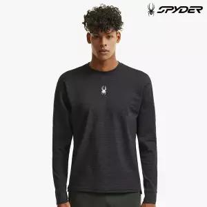 매장정품 SPYDER 스파이더 [스파이더 본사] 공용 액티브라이프 롱 슬리브 티셔츠 SPHFCNRL111UBLK 1215893