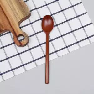 로즈우드 옻칠 원목 나무숟가락 2개 세트