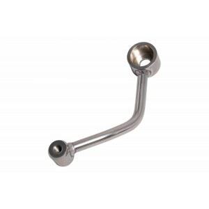 미니모토 머플러 스테이 범용 스테인리스제 오프셋 50mm / 길이 125mm 오른쪽용 우편 투입