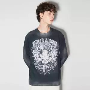 백화점 버커루 남성 빈티지 아트웍 긴팔 티셔츠 B255TS390P