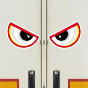 고휘도 왕눈이 안전거리 리플렉터 차량스티커 CES 041 컬러 집중하라 01-대형