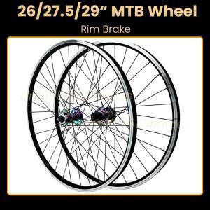 PASAK 26 27.5 29 인치 MTB 휠 세트, 디스크 V 브레이크 QR 32 홀 HG 허브 휠셋 8 9 10 1112 속도 24mm 림
