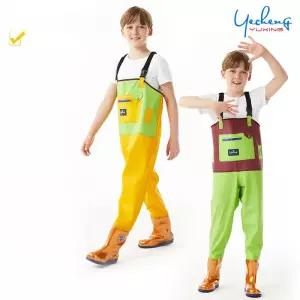 여성용 해루질 작업복 갯벌 장화 방수 바지 1