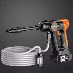 무선 세척기 고압 충전식 배터리 웍스 워터건 세차용 휴대용