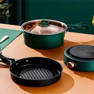 여행용 전기포트 겸용 분리형 라면 멀티쿠커 플러그 냄비