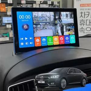 더뉴K7 제임스P 10.1인치 4채널블랙박스 블랙박스4채널 어라운드뷰 룸미러 전방카메라