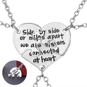 우정 하트 퍼즐 목걸이 친구 생일 커플 인싸 선물 템 Ihw5+2uhT