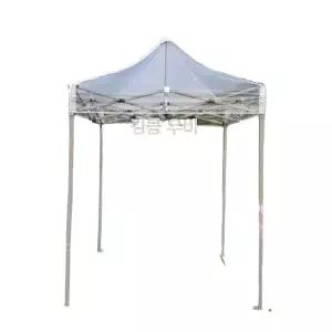 간이 임시 소형 접이식 야외 캐노피 천막 이동식 투명 실내용 텐트 1.5x1.5