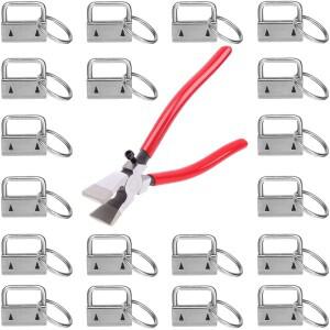 40피스 키 Fob 하드웨어 팔찌 체인  끈 및 용품 만들기에 대 한 펜 치와 16x28x2cm