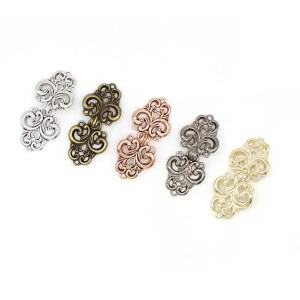 여자 장식 반짝 이는 크리스탈 케이프 망토 걸쇠 패스너 쌍 버클 브로치 클립 빈티지 카디건 칼라 홀더