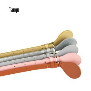 통관  Obag 바구니 버킷 도시 세련된 여성 핸드백 O 가방에 대한 양방향 조절 길이 플랫 가죽 벨트 핸들