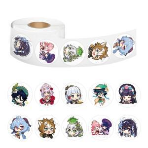 창의적인 원신 임팩트 씰링 스티커, 귀여운 DIY 일기 장식 앨범 10