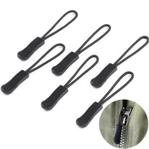 10/20/30/40개 지퍼 헤드 연장 코드 태그 풀러 슬라이더 로프 엔드 락 클립 버클 가방 야외용