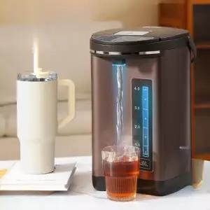 전기 온수포트 보온 자동출수 6l 원터치 제조 주전자 보온통 포트 대용량