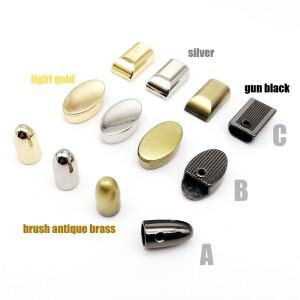 5피스 금속 오픈 폐쇄 끝 지퍼 스토퍼 우편 중지 잠금 꼬리 플러그 가죽 가방 핸드백 지갑 의류 코트 수리