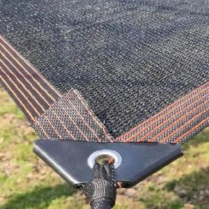 블랙 95 자외선 차단 그늘막 가제보 쉼터 야외 파고라 캐노피 차양막 농업용 온실 그늘막-AT36