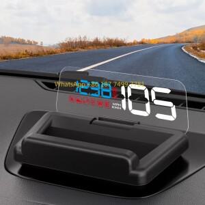 Wii호환Yii C500 OBD2 HUD 블루 클리어 결함 코드 읽기 수온 자동 속도계 헤드업 디스플레이 맥세이프 운전