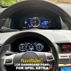 오펠 아스트라 2004-2010용 12.3인치 LCD 계기판 디지털 대시보드 클러스터 속도계 가상 콕핏 타코미터 주