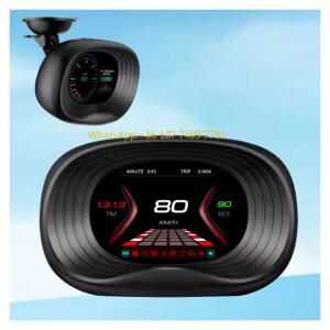 Wii호환Yii HUD 헤드업 디스플레이 P20 OBD 게이지 자동차용 LCD 미터 진단 도구