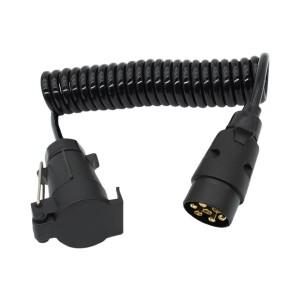 TPU 트레일러 연결선 7코어 와이어 부품 전문 어댑터 스프링