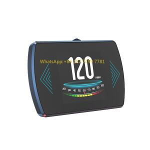 최신 헤드업 디스플레이 P12S OBD2 HUD 속도계 ODO 미터 3인치 디지털 자동차 액세서리