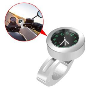 바이크 오토바이 시계 스쿠터 자전거 핸들 바 대 한 빛나는 마운트 전동 ATV에 방수 시간표