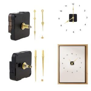 쿼츠 배터리 작동식 시계 이동 메커니즘  DIY 수리  골드 핸드 포인터 세트  금속 후크