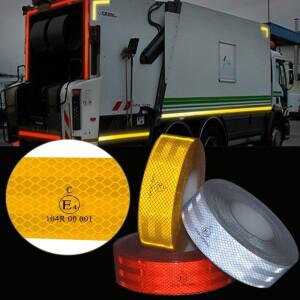 5cm 104R 자전거 트럭 보트 트레일러 마그네틱 접착 방수 맥세이프 테이프에 대 한 고강도 반사 눈에 띄는