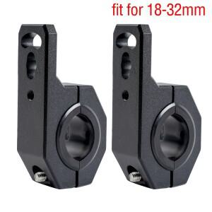 바이크 오토바이 스포트라이트 브래킷 튜브 클램프 마운트 키트  LED 헤드라이트 OR 안개등 액세서리