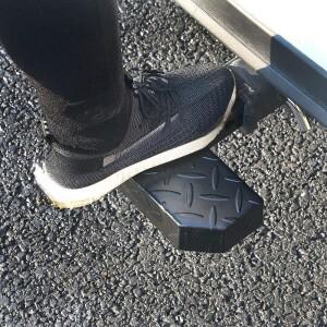 차량용 후방 히치 스텝 녹 방지 핀 포함 견인 범퍼 가드 SUV 2인치 리시버 픽업 트럭용