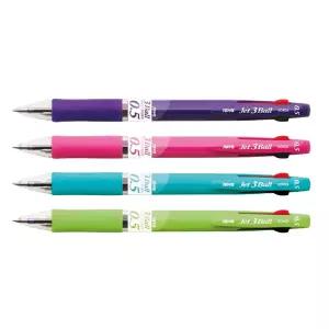 자바 제트3볼 삼색볼펜 유성 사무용 0.5mm 4종 택1