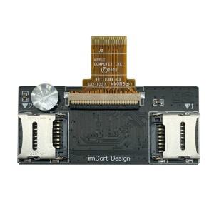 iPod 클래식 비디오 SSD 용 iFlash 듀얼 마이크로 TF 카드 어댑터 MK8022GAA HS12YHA HS081HA MK1634GAL HD