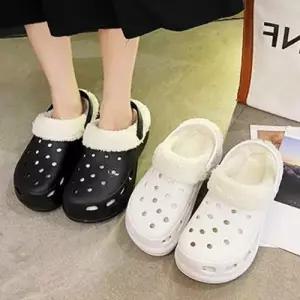 방한로퍼 탈부착 뮬 털슬리퍼 털내피 실내화 WFFPPVE