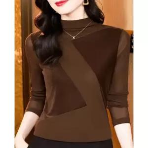 여성 라인댄스복 스포츠 라틴 방송 줌바 사교 긴팔상의