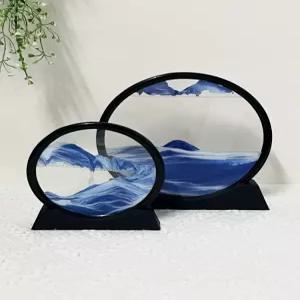 멍때리기 움직이는 무한동력 샌드 모래 장식 프레임