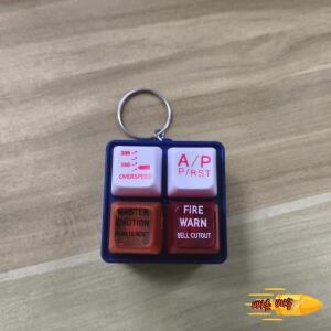 파이브 테크 보잉 737 에어버스 EGPWS 경고음 시뮬레이터 파일럿 키체인 홈 데코 공예품 윈드 차임 장식품