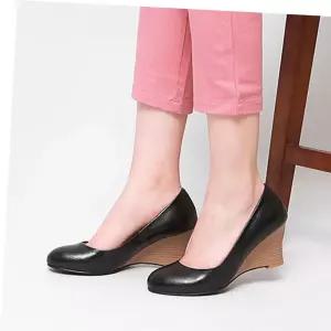 웨지구두여성 웨지힐 중년신발 정장구두 키높이 데일리 봄신발