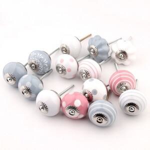 북유럽 단순 세라믹 핸들 서랍 손잡이 찬장 문 단일 구멍 귀여운 상단 캐비닛 가구에 대한 당깁니다