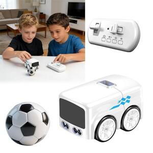 RC 미니 버스 지능형 스마트 리모컨 제스처 감지 유도 추적 만화 자동차 애니메이션 차량 어린이 장난감 선