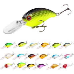 1pc 크랭크베이트 낚시 미끼 바다 트롤링 미노우 인공 하드 10cm 14g 빅 워블러 빠른 다이빙 잉어 페스카