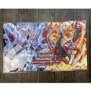 유희왕 Mirrorjade the Iceblade & Lubellion Searing Dragon 카드 패드 맞춤형 플레이매트 YGO 매트 KMC T