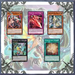 70PCS Vanquish Soul K9 유희왕 카드 게임 데크 쉬운 플레이 원래 마스터 결투 DIY MD Rocks Holy Sue